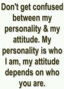 personality vs attitude