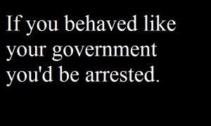 behaved lik govt arrested