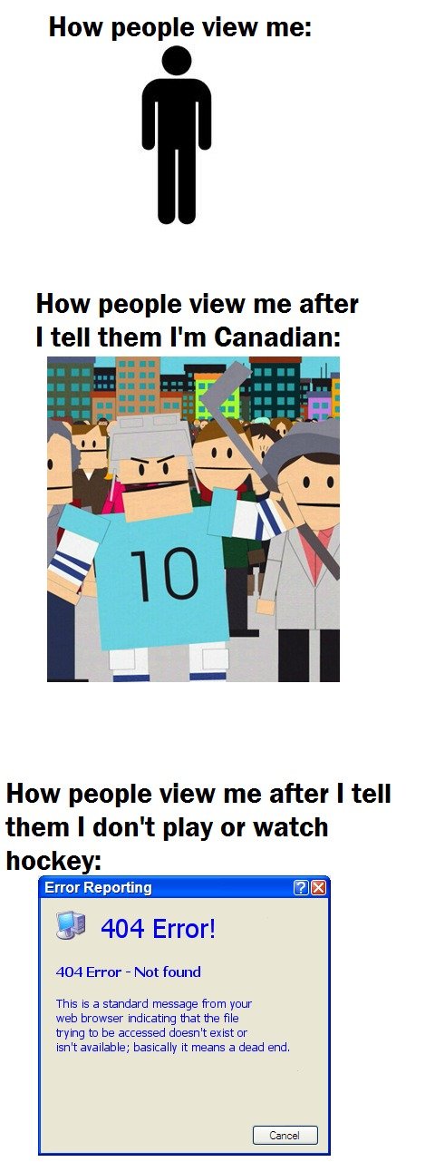 Canadian how people view me