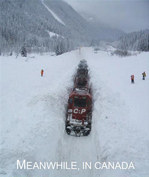 Canadian Pacific snow train