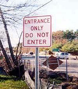 do not enter