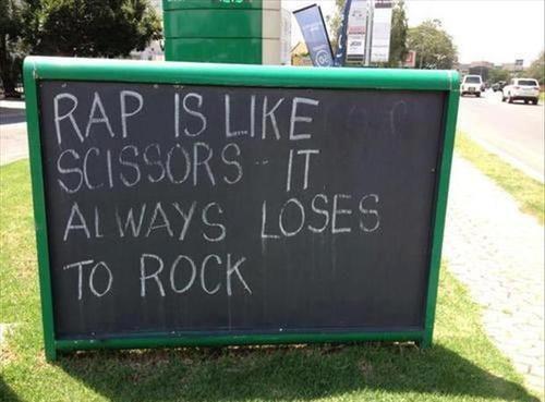 rap loses to rock