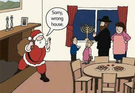 Santa sorry wrong house