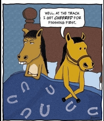 track cheered finish 1st