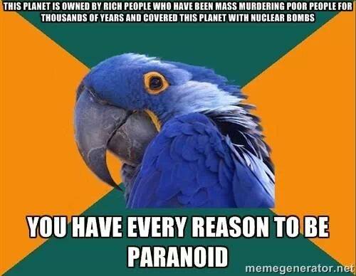 be paranoid X