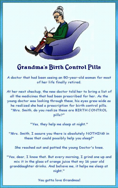 birth control grandma X