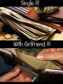 girlfriend wallet single X