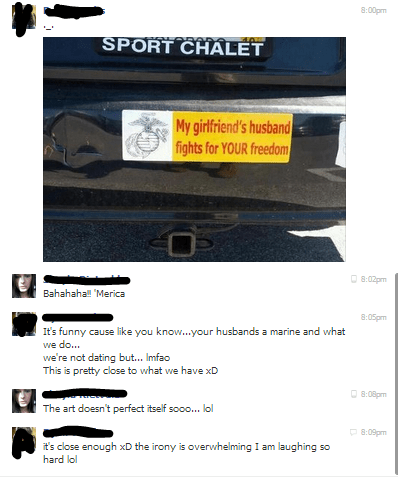 girlfriends husband fights freedom X