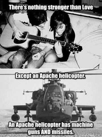 helicopter stronger than love X