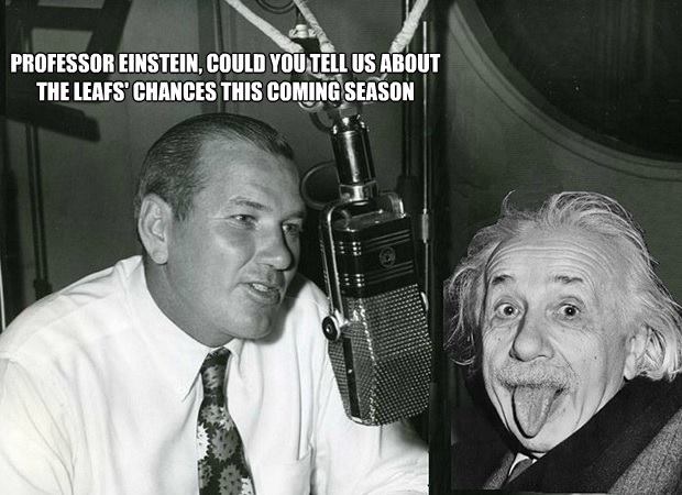 Leafs Einstein chances X