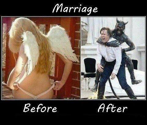 marriage before after X