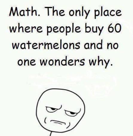 math 60 watermelons X