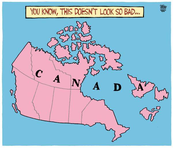Quebec without Canada X