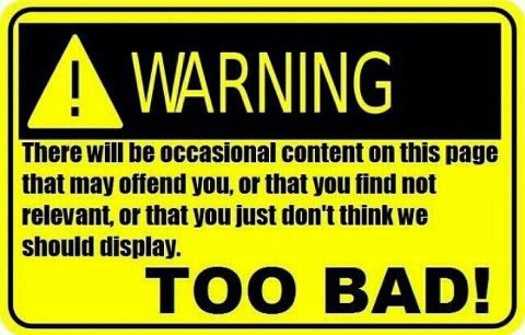 warning page content X