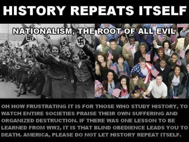 NAZI vs US blind obedience