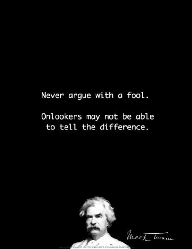 argue fool