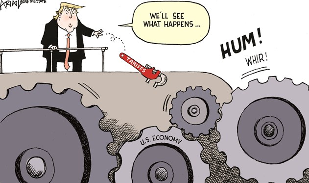 Tariffs see what happens